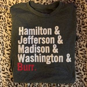 Hamilton the Musical Tour Shirt